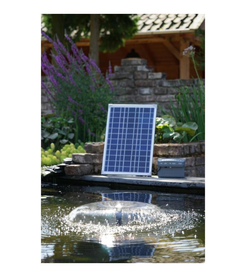 SolarMax 2500 vijverpomp fontein met zonnepaneel