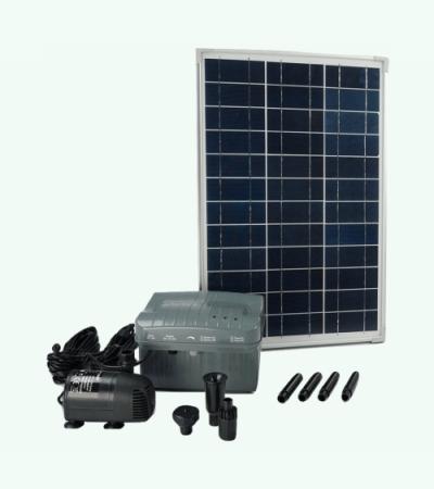 SolarMax 1000 vijverpomp fontein met zonnepaneel - inclusief accu