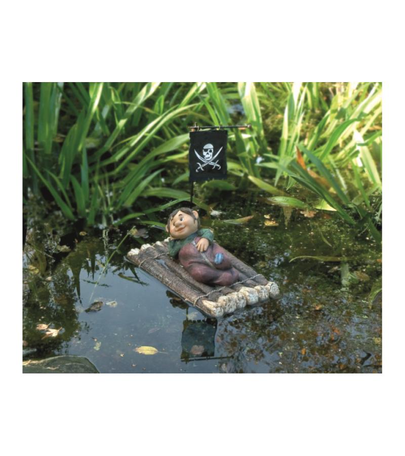 Kind liggend op een vlot drijffiguur