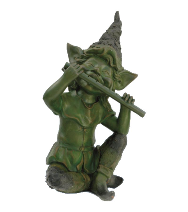 Aardmannetje met fluit spuitfiguur