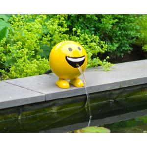 Be Happy geel 19 cm spuitfiguur