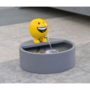 Be Happy geel waterornament