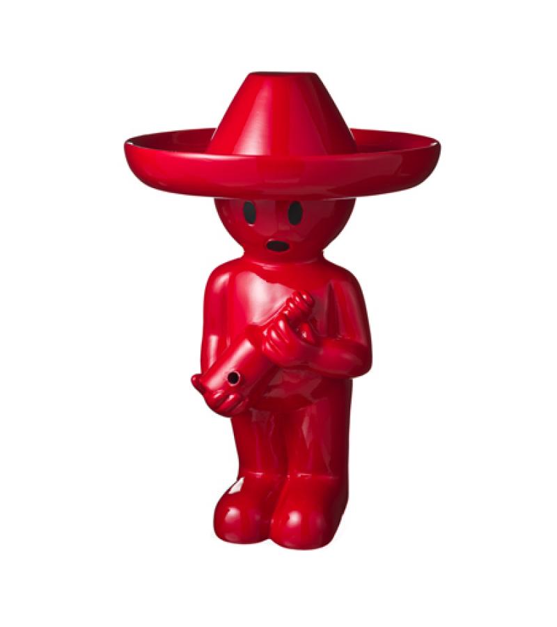 Spuitfiguur Boy mexicano 47 cm rood