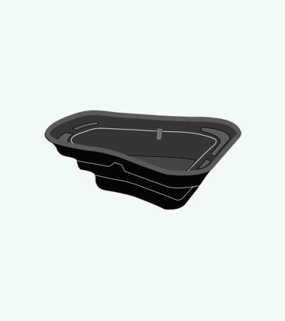 Start 500 voorgevormde vijver