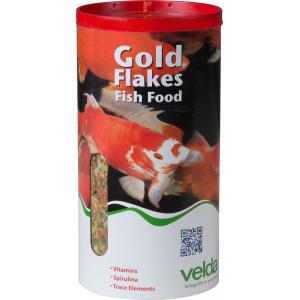 Afbeelding Velda Gold Flakes Fish Food 4000 Ml / 360 gram door Tuinexpress.nl