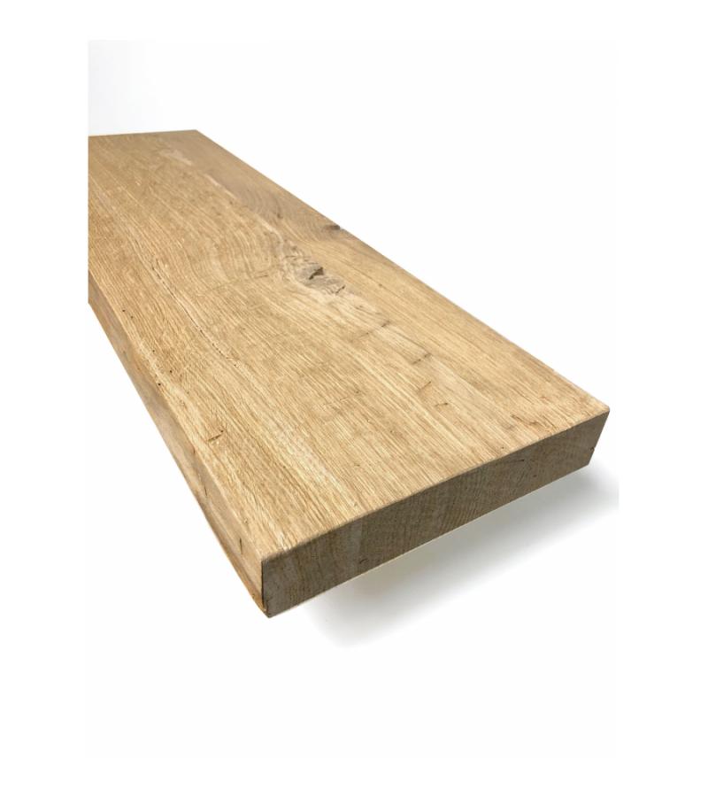Oud eiken plank massief recht 100 x 30 cm